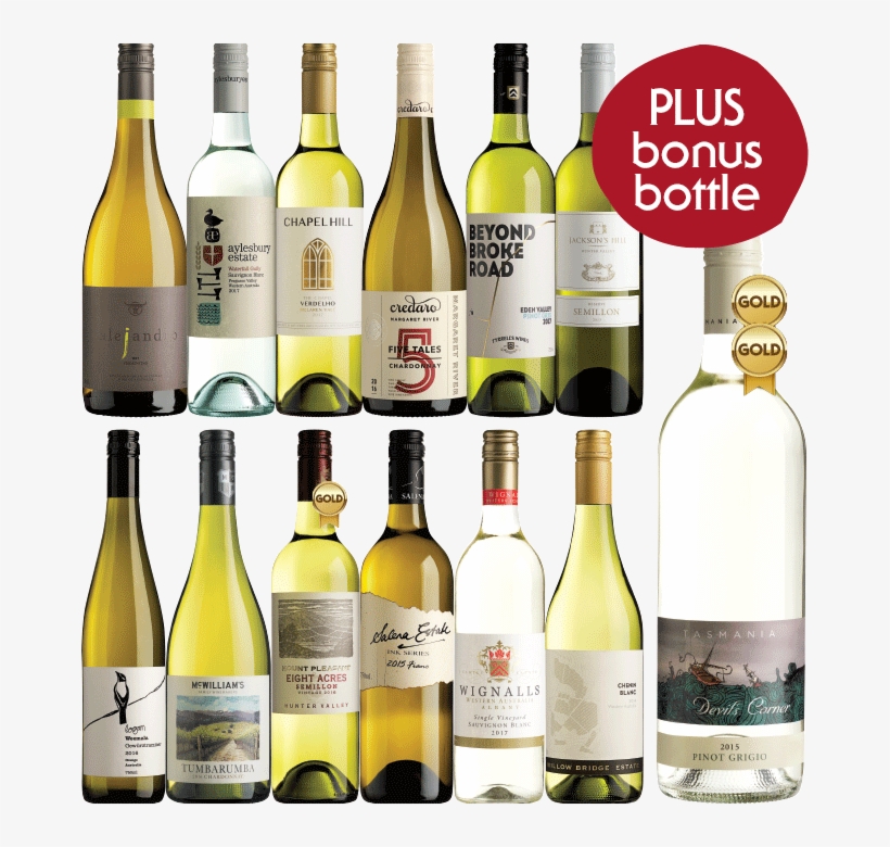 Regional White Dozen Bonus Bottle - Glass Bottle, transparent png #7622422