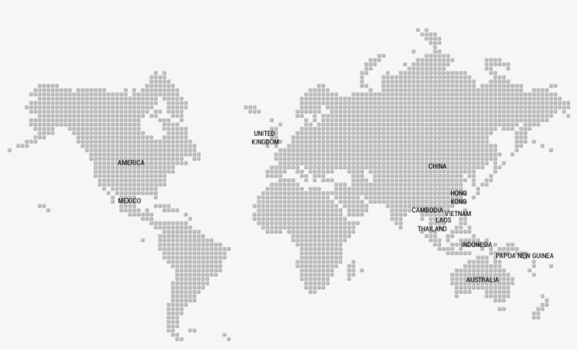 Nuobello Countries - Grey Blank World Map Hd, transparent png #7622940