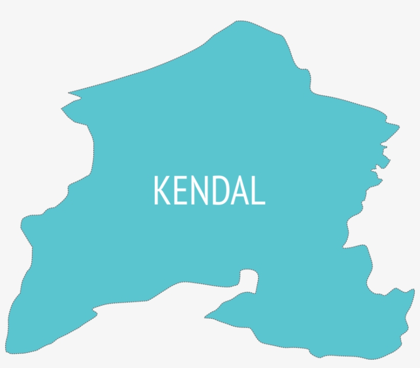Total Population In Kendal - Map, transparent png #7622976
