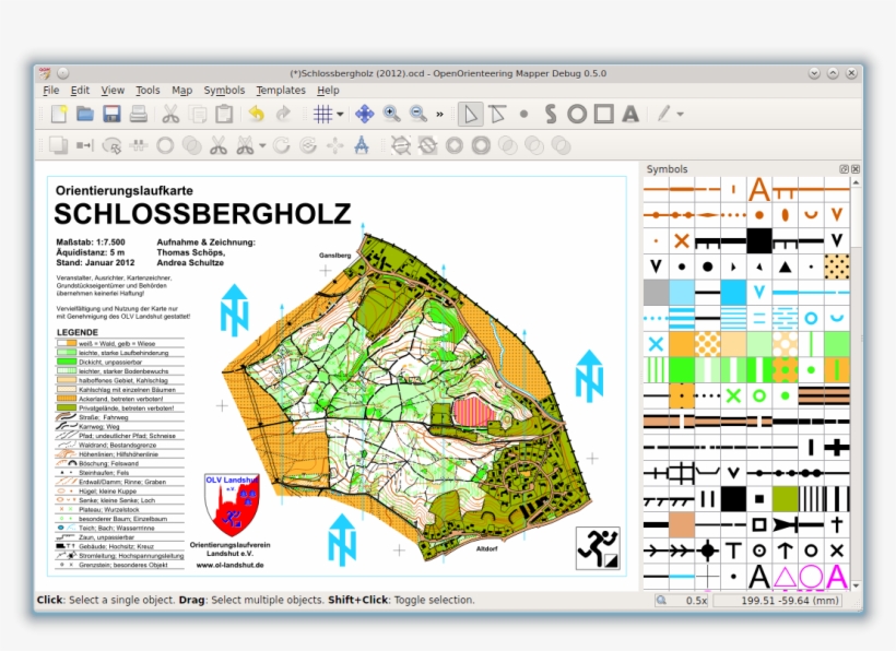 An Orienteering Map In Oo Mapper - Map, transparent png #7623100
