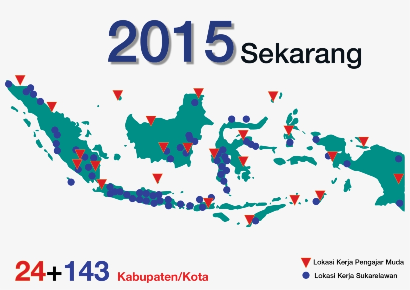 Dampak Indonesia Mengajar - Indonesia Map Icon, transparent png #7623439