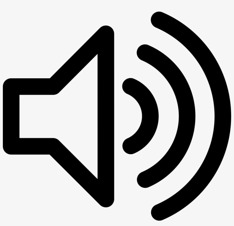 Speaker Audio Interface Symbol Comments - Audio Symbol, transparent png #7623833