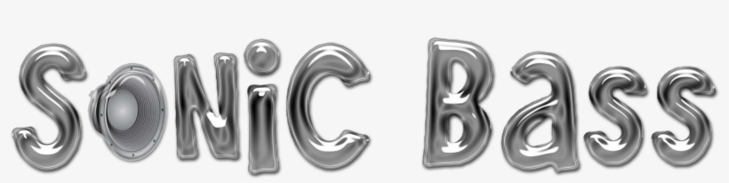 Cropped Sonic Bass Logo Alpha Channel Silver Largel - Number, transparent png #7624025