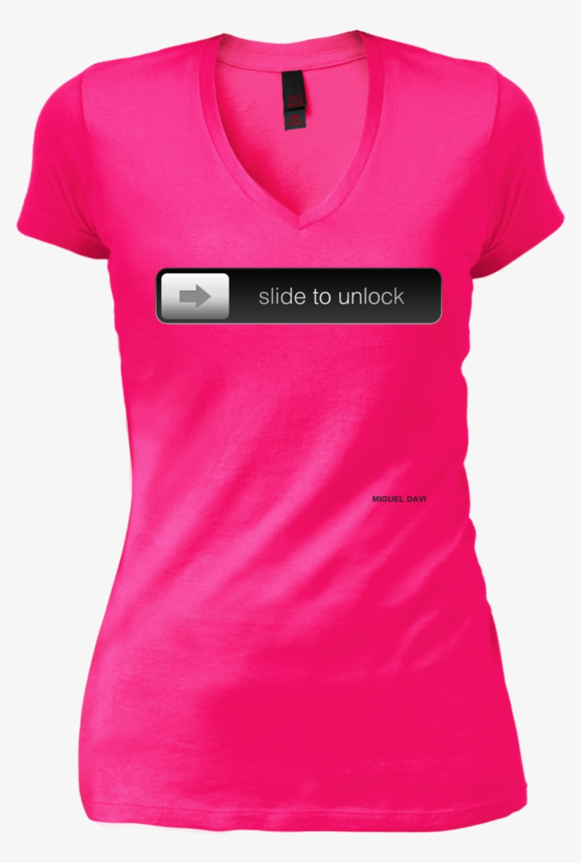A) Slide To Unlock - Shirt, transparent png #7625521