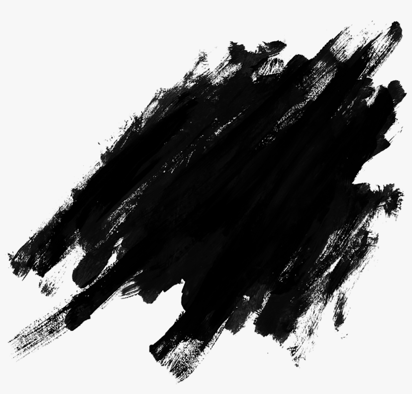 Black Sticker - Black Paint Splatter Png, transparent png #7625988