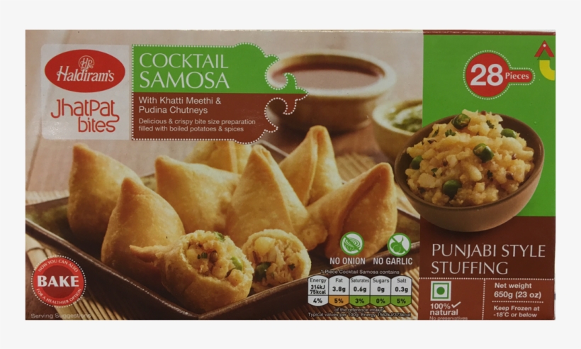 Haldiram Cocktail Samosa 28pc, transparent png #7628468