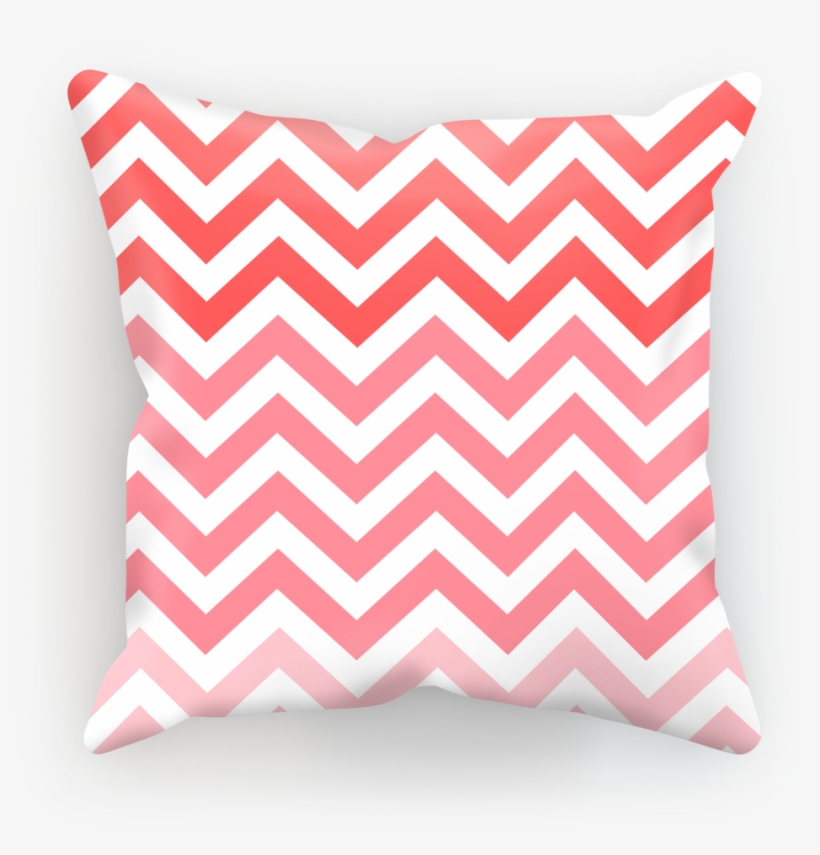 Red Chevron Gradient Cushion Case - Explosive Material, transparent png #7628668