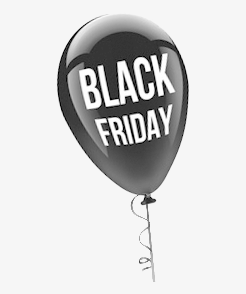 Black Friday - Balloon Clip Art, transparent png #7628706