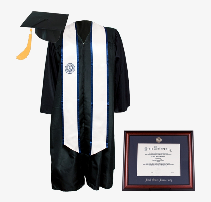 Bachelor Graduation Package With Usu Seal Sash And - Academic Dress, transparent png #7628725