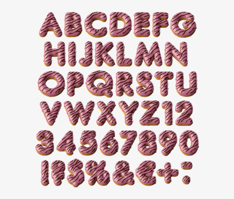 Glazed Pink Donut, transparent png #7628800