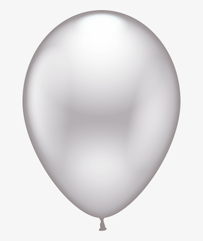Metallic White Balloons, transparent png #7629037