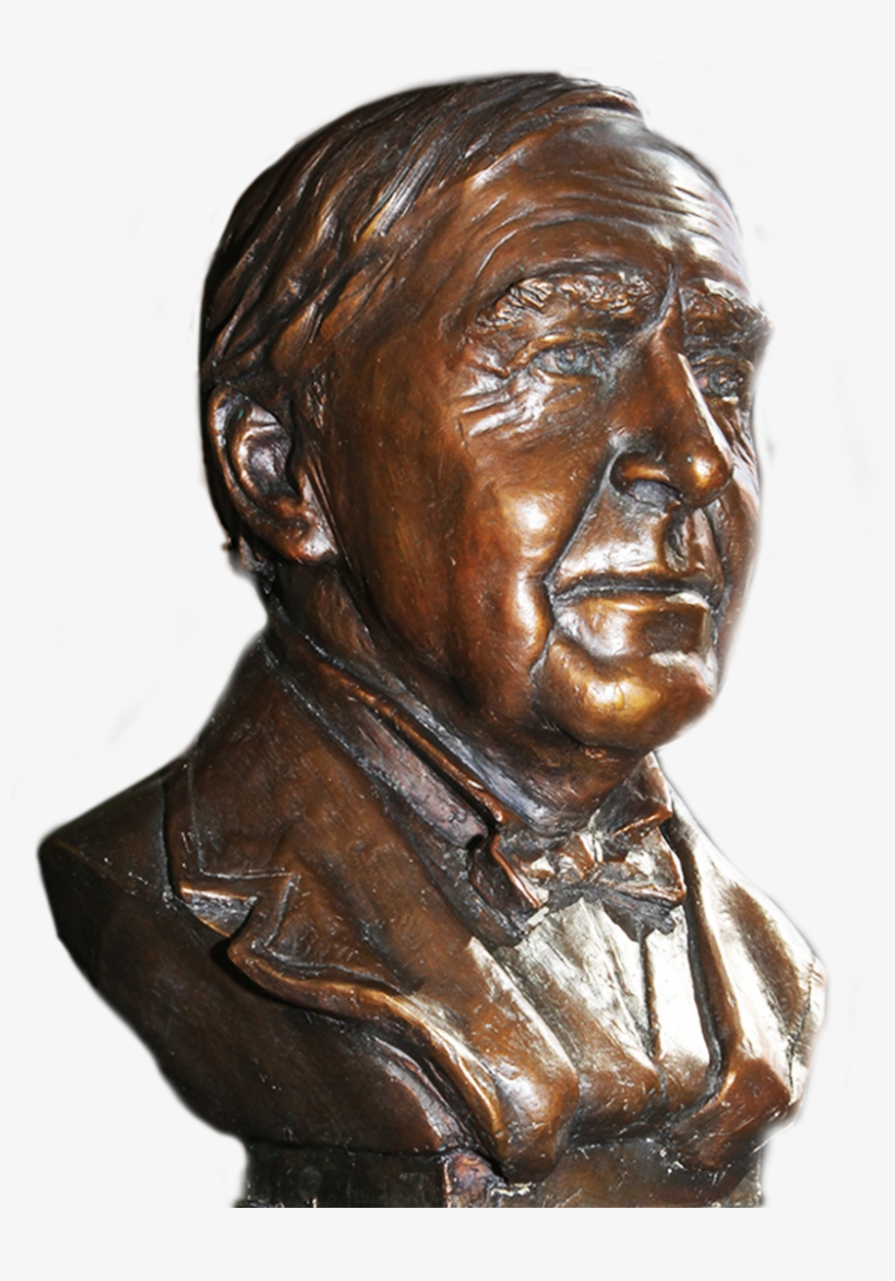 Edison-head - Bronze Sculpture, transparent png #7629080