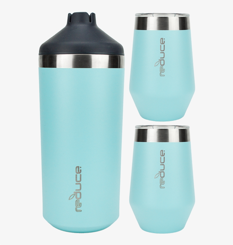 Wine Cooler Set - Water Bottle, transparent png #7630051