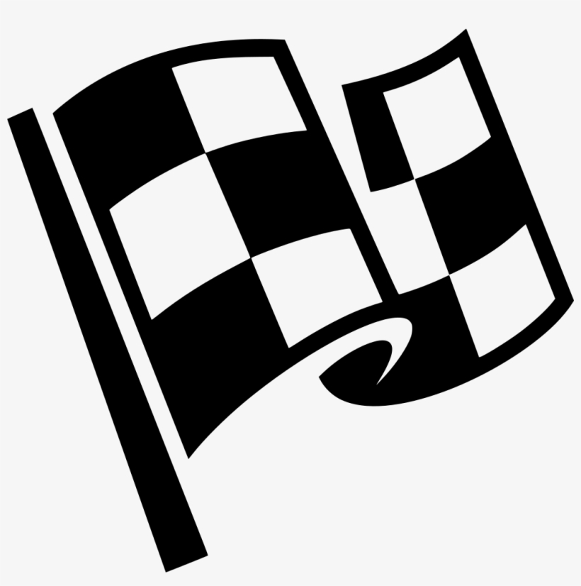 Download Png - Checkered Flag Clipart, transparent png #7630583