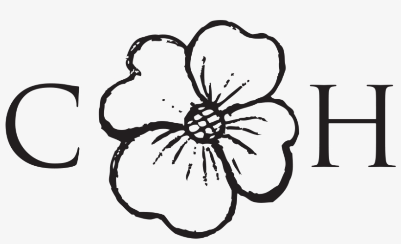 Vintage Monogram Flowers Stamp - Hibiscus, transparent png #7630655
