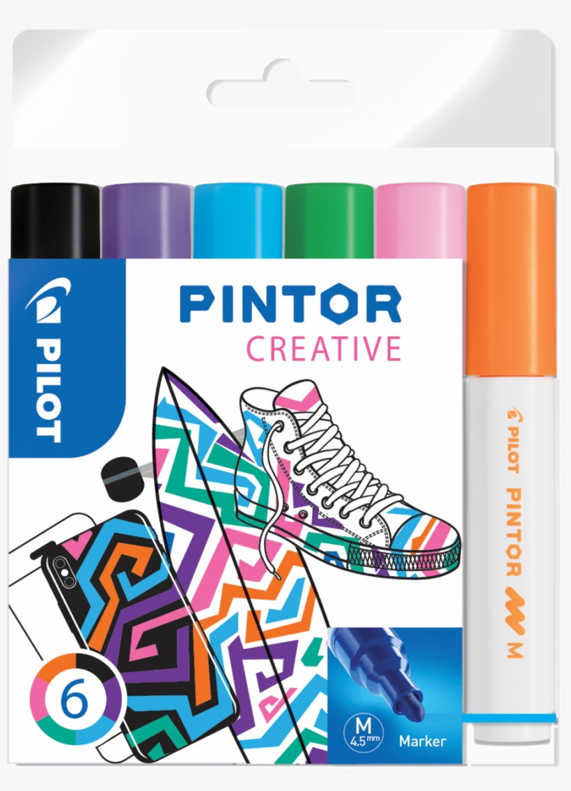Paint Pintor Marker Pilot 1.4 Mm, transparent png #7630898