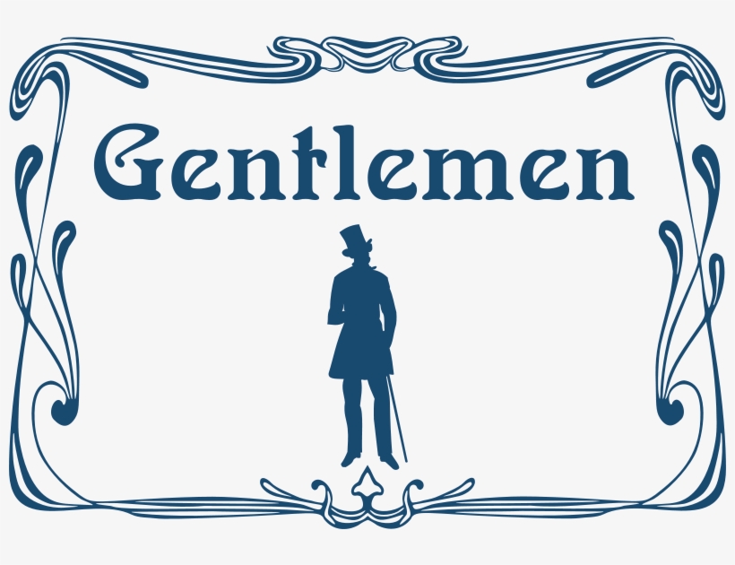 Men Toilet Door Sign, transparent png #7631568