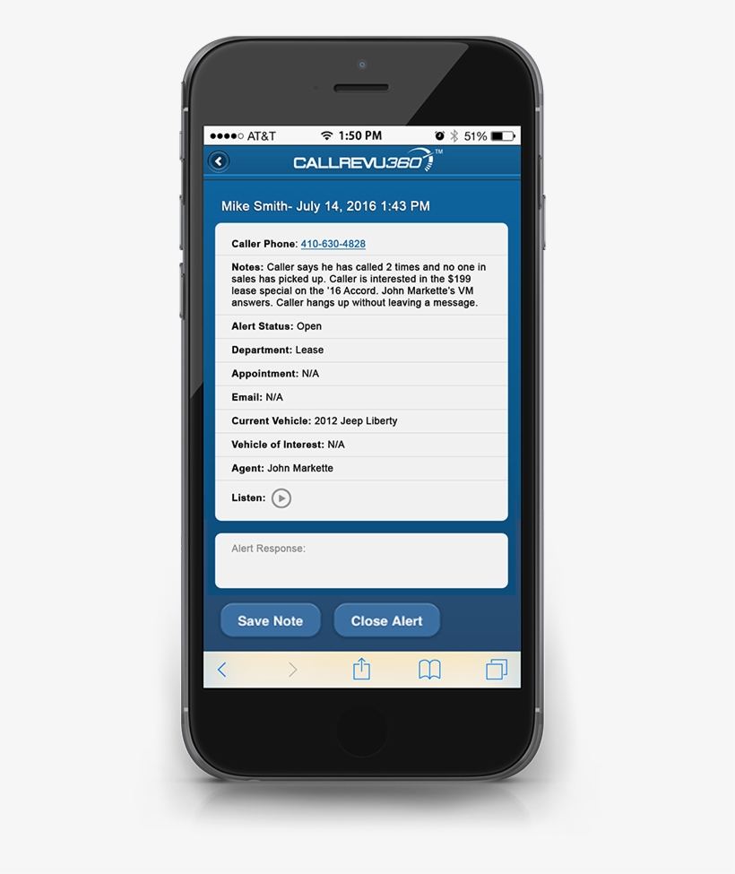 Mobile-screen - Callrevu Alerts, transparent png #7631983