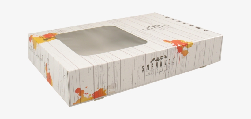 Catering Box, Tasteful, Cardboard And Plastic, 310x460x80mm, - Box, transparent png #7632314