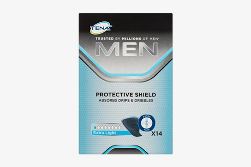 14 Shields - Tena Men Protective Shield, transparent png #7632486