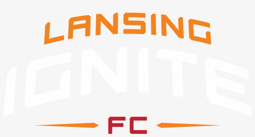Lansing Ignite Fc 2018 Wordmark - Poster, transparent png #7632877
