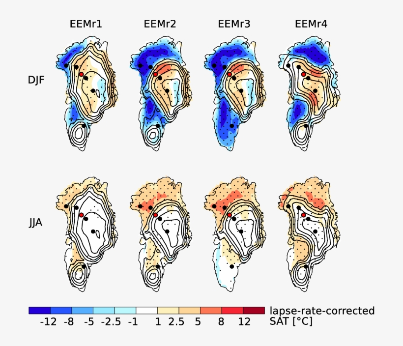 Lapse Rate Corrected Sat Anomalies From Eempd In The - Cartoon, transparent png #7633516
