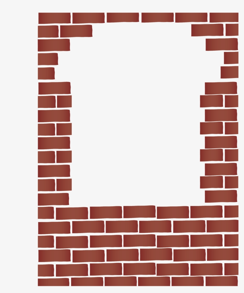 Brick Wall Cartoon - Brick, transparent png #7633548