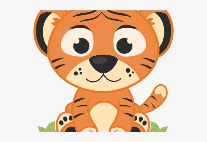Baby Tiger Clipart Png, transparent png #7634477