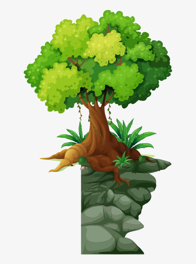 Фото, Автор Soloveika На Яндекс - Cartoon Big Tree Png, transparent png #7634610