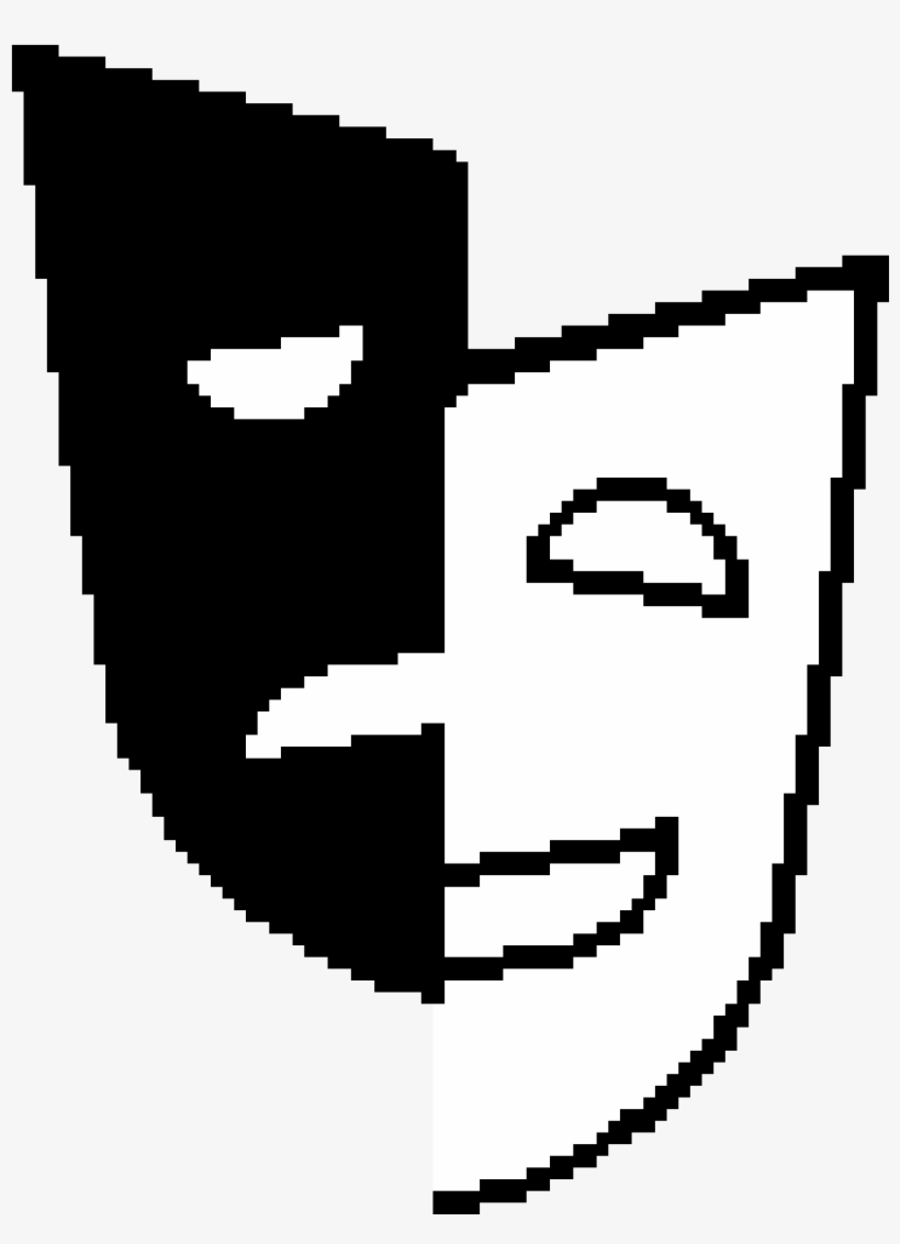 Theater Mask - Emoticon, transparent png #7635247