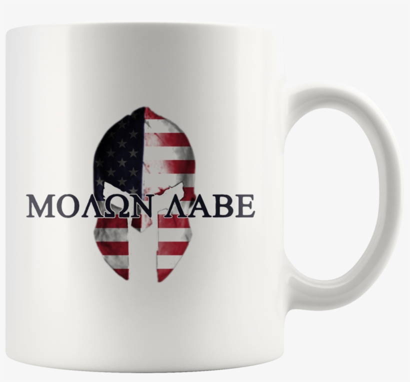 Molon Labe Mug - Mug, transparent png #7635781