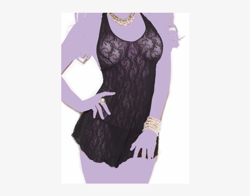 Swirl Lace Halter Dress - Sultry Women, transparent png #7635978