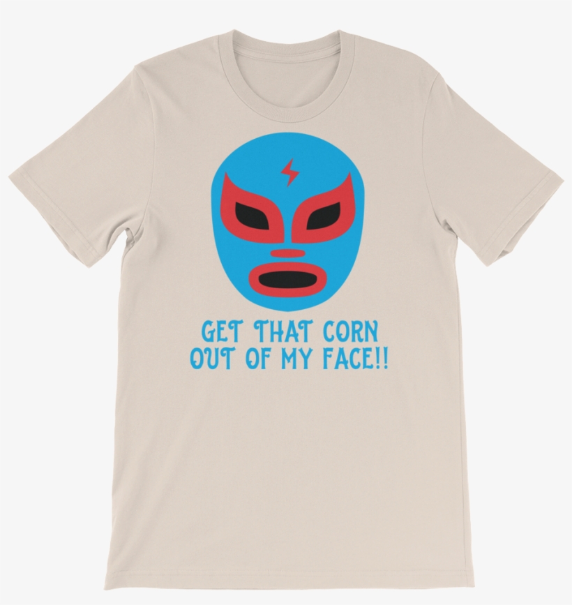 Luchador Mask Graphic T-shirt - T-shirt, transparent png #7636603