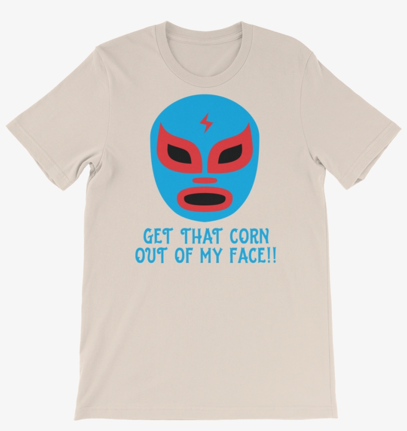 Luchador Mask Graphic T-shirt - T-shirt, transparent png #7636603