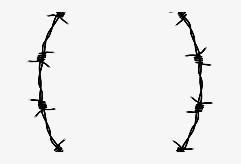 Original - Circle Barbed Wire Drawing, transparent png #7637186