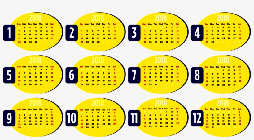 2018 Printable Calendar - Arabic Calendar 2037, transparent png #7637919