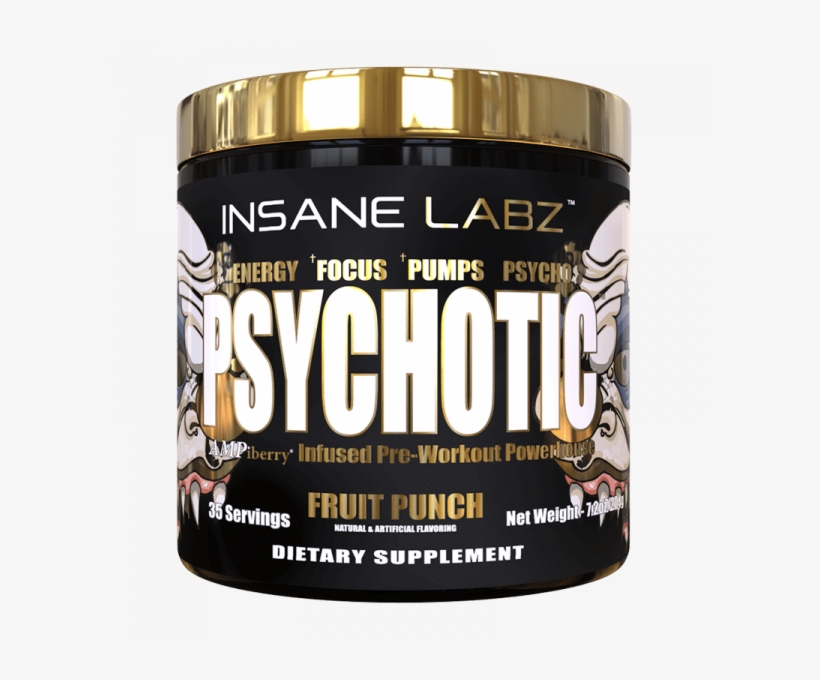 Psychotic Gold Pre Workout, transparent png #7637961