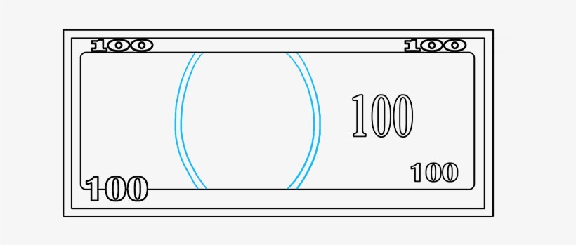 How To Draw Dollar Bill - Circle, transparent png #7638948