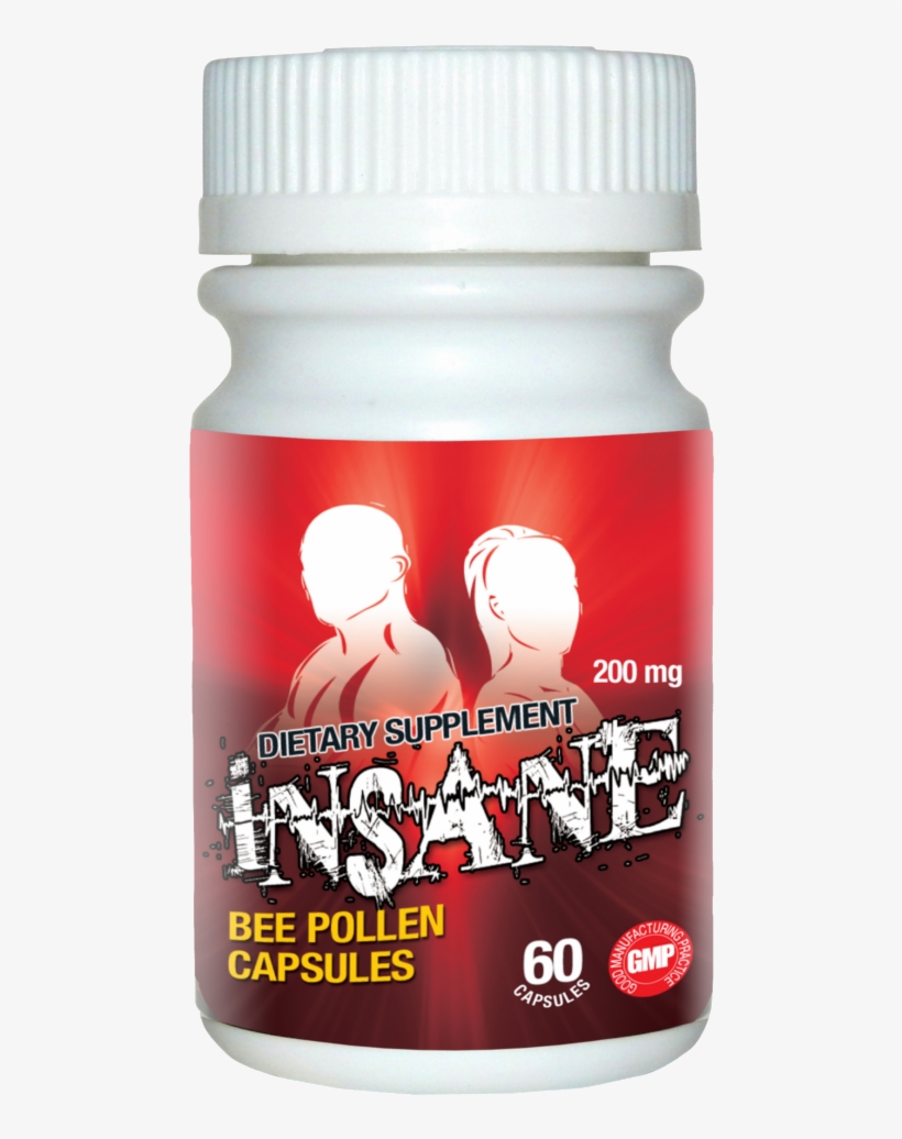 Insane Bee Pollen - Strawberry, transparent png #7639197
