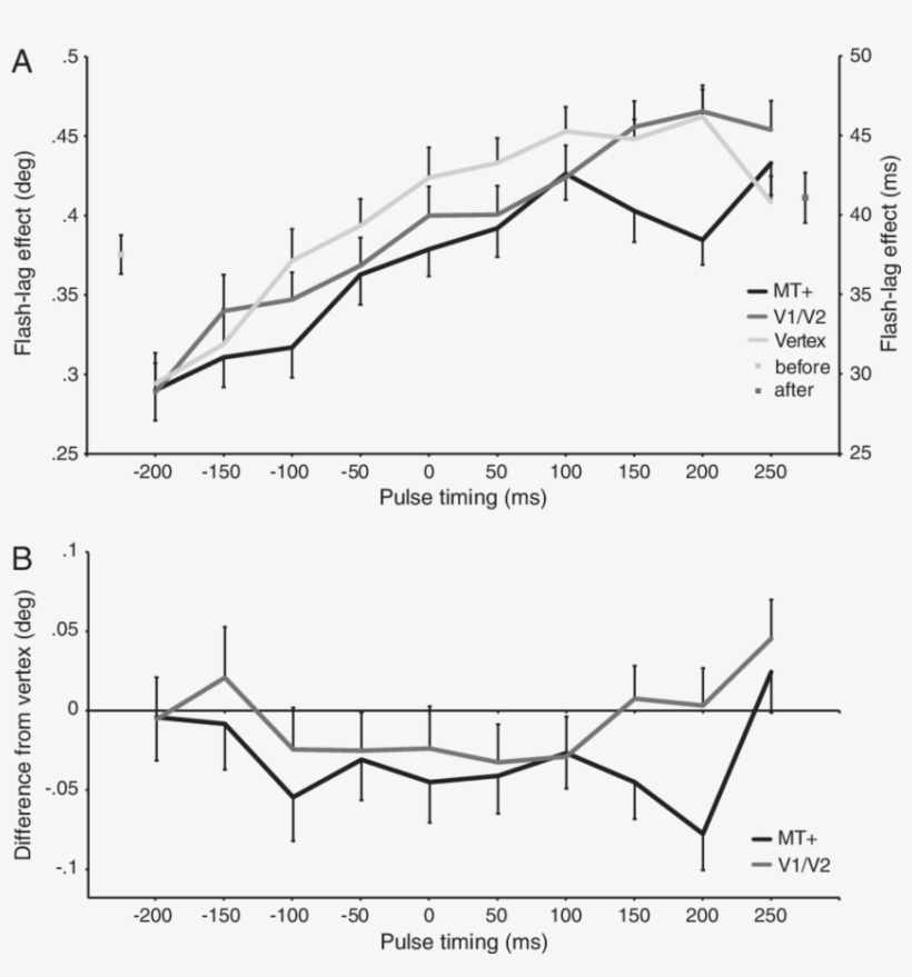 The Average Flash Lag Effect Using The Method Of Adjustment - Diagram, transparent png #7639338