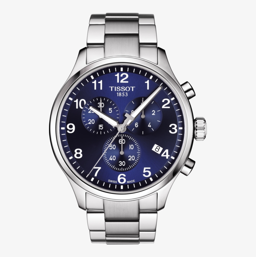 Menu Men - Tissot Blue Dial Watch, transparent png #7639494