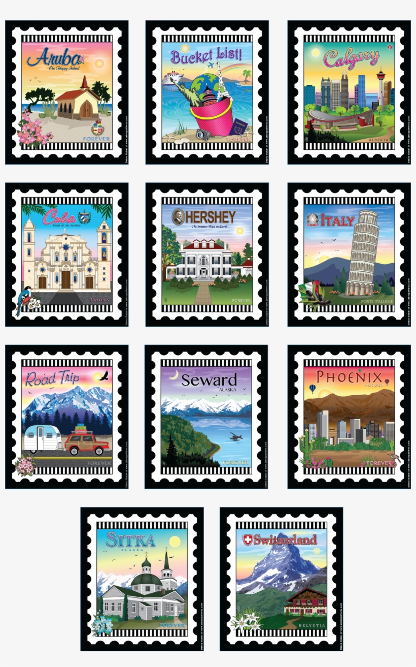 11 New Stamps - Postage Stamp, transparent png #7639730