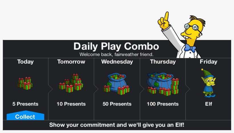 Tapped Out Winter 2014 Daily Play Combo Phase 1 - Portable Network Graphics, transparent png #7639800