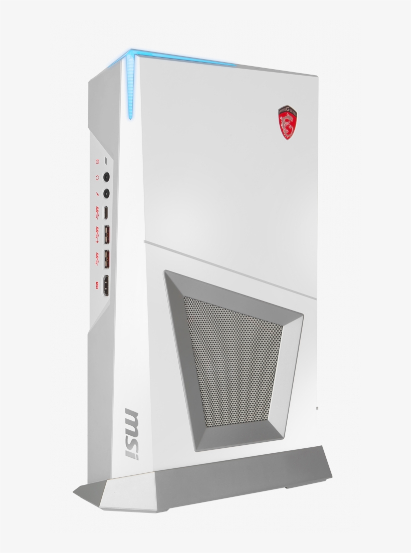 Msi Gaming Desktops Dominate With Incredible Performance - Msi Pc White, transparent png #7639839