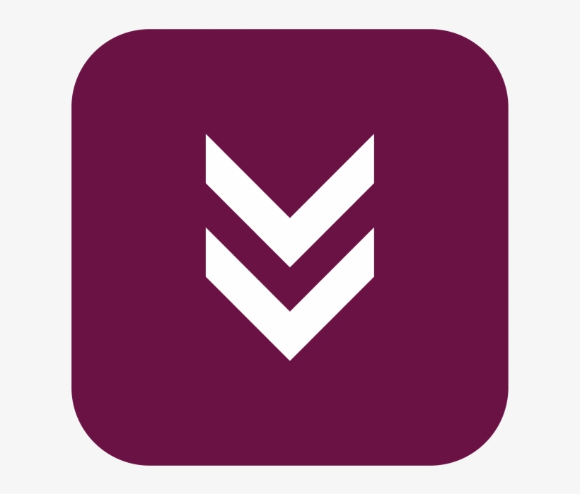 Down Arrow - Emblem, transparent png #7639841