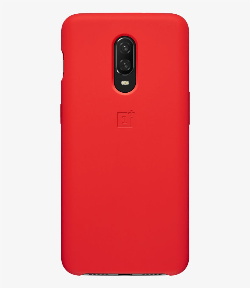 Oneplus 6t Silicone Protective Case Red - Smartphone, transparent png #7640201