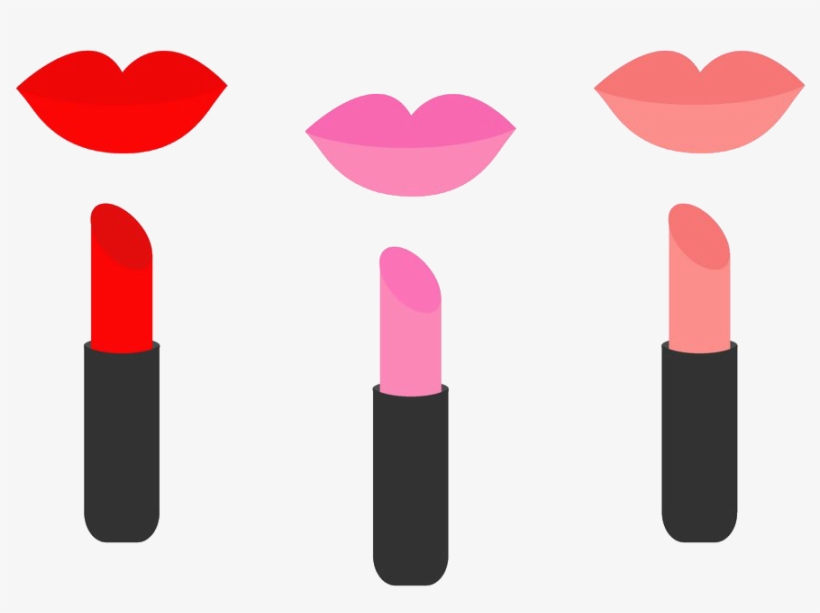 Cosmetics Color - Lipstick Template, transparent png #7640249