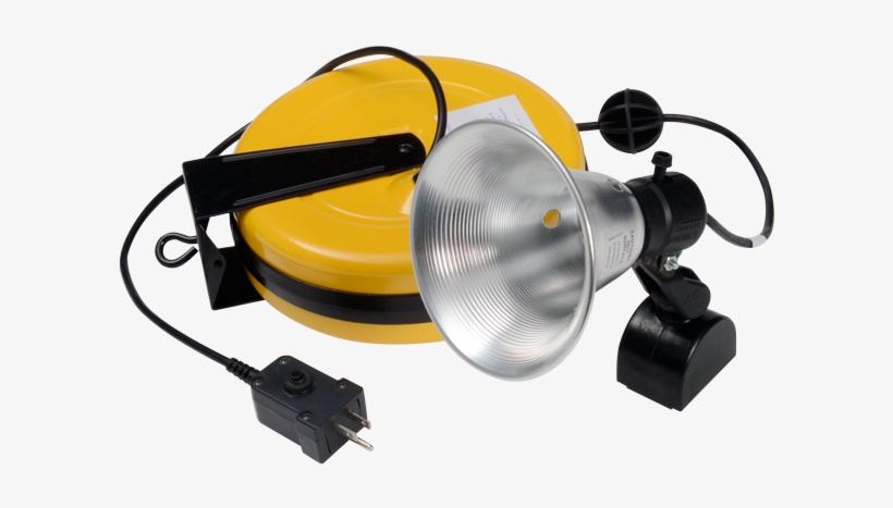 Magnetic 5-1/2" Spot Light With 50' Retractable - Light, transparent png #7640403