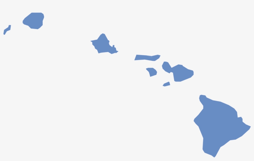 Hawaii Election Results By County, All Democratic - Hawaii Election Map 2016, transparent png #7640508