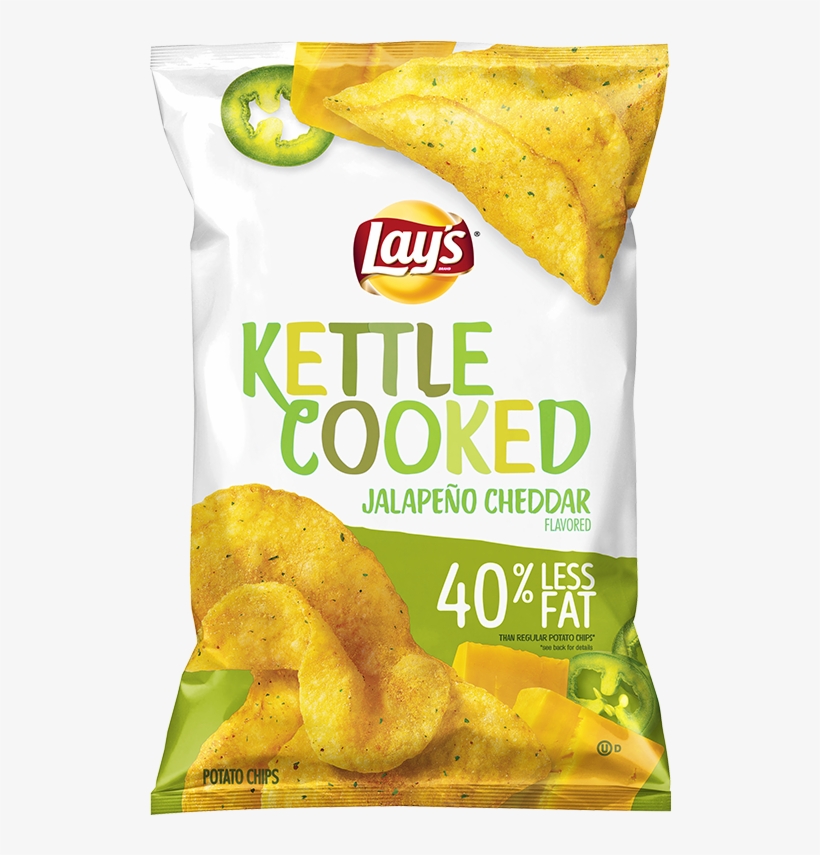 Lay's® - Kettle Cooked Jalapeno Cheddar, transparent png #7640970